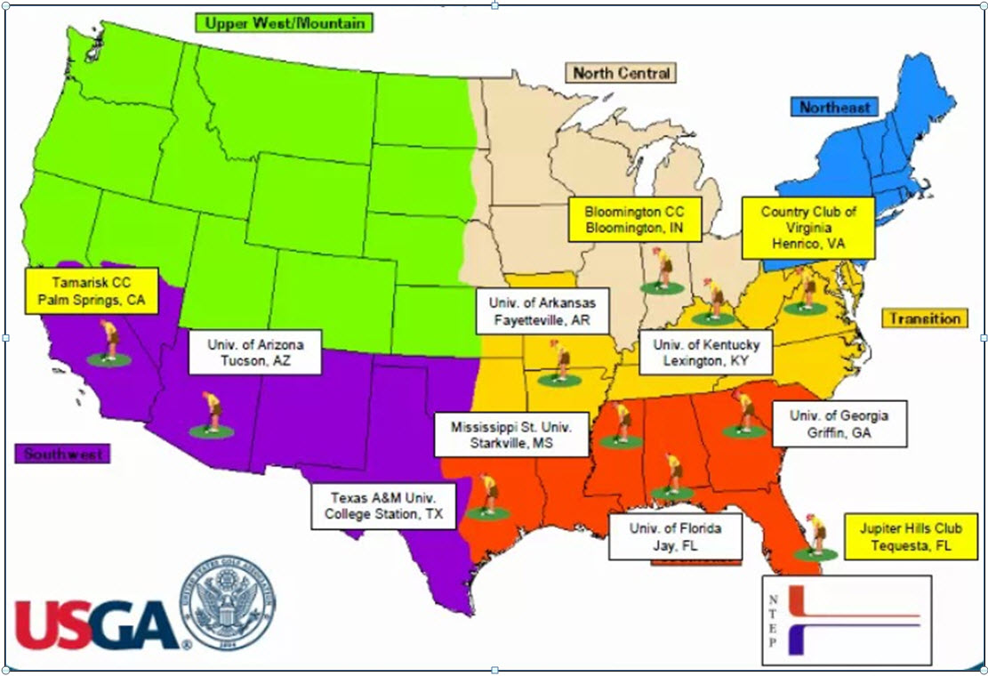 NTEP/USGA WarmSeason Putting Green Trials Established November 2013